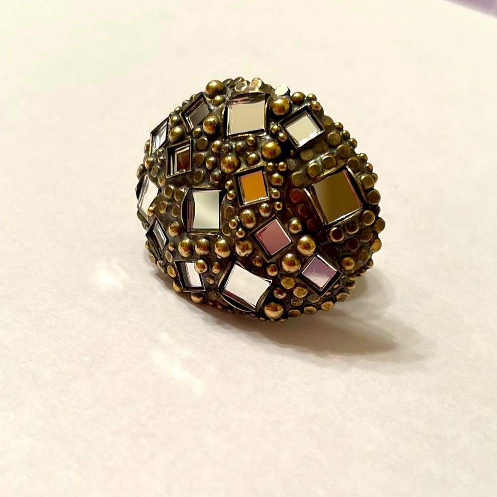 Sorrelli Statement Cocktail Ring - One of A Kind - Adjustable